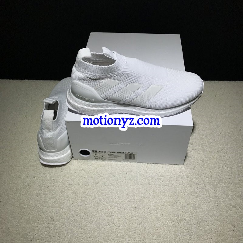 Kith Addidas ACE 16+ Purecontrol Ultra Boost White